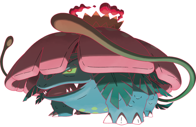 Gigantamax Venusaur official art