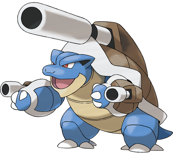 Mega Blastoise official art