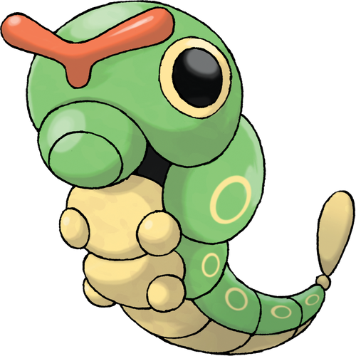 Caterpie official art
