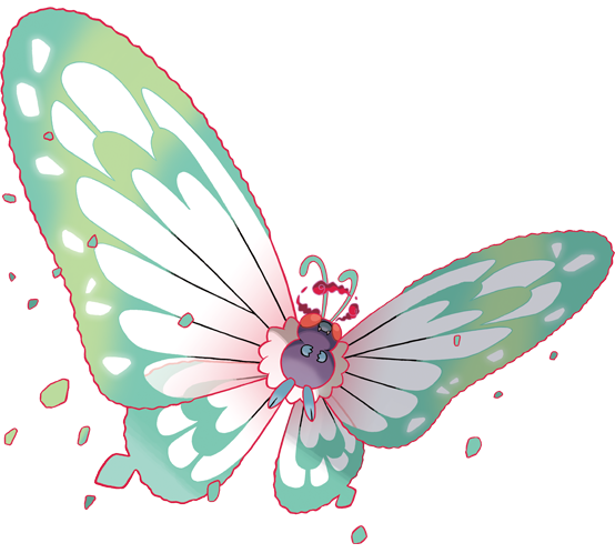 Gigantamax Butterfree official art
